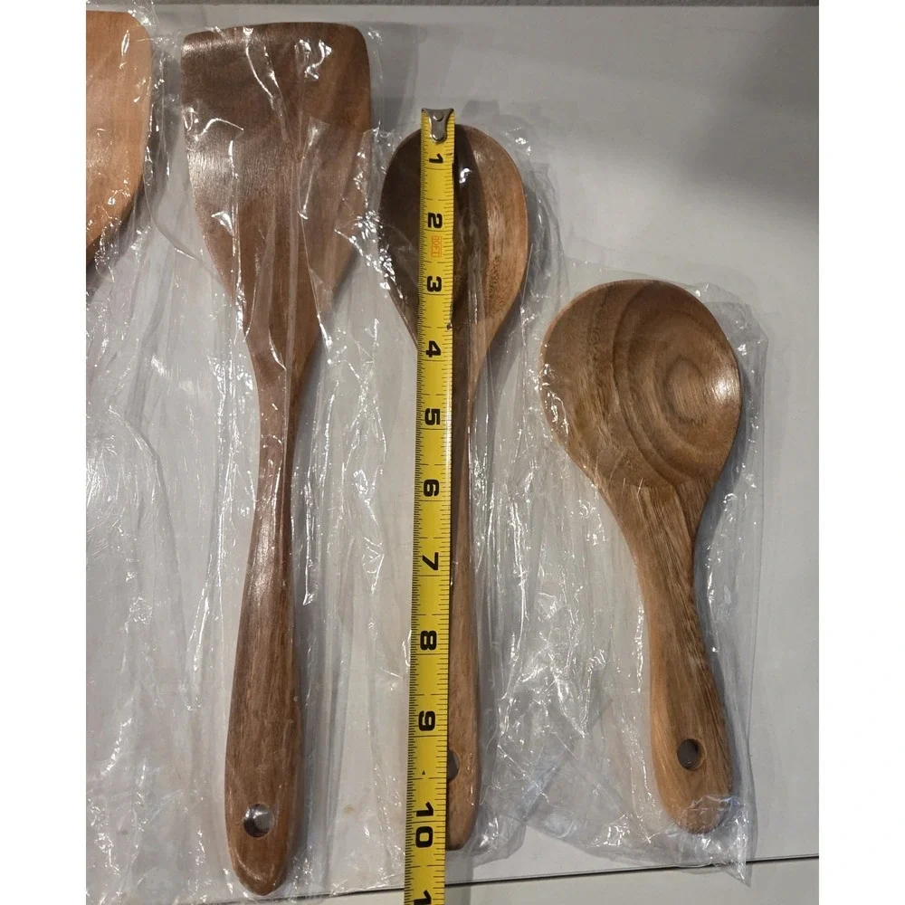 Wooden Spoon And Spatula Set Of 4 Brand New
